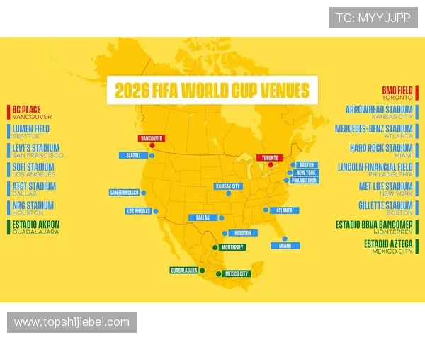 2026年足球世界杯举办城市及场馆分布情况全面解析 2026年足球世界杯举办城市及场馆分布情况全面解析